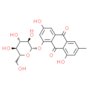大黃素-8-O-β-D-葡萄糖苷